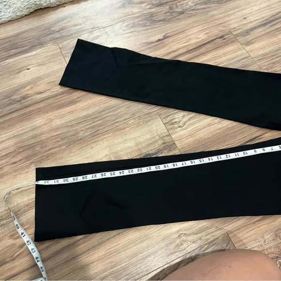 Helmut Lang Bootcut High Rise Cotton Black Pant - Picture 10 of 13